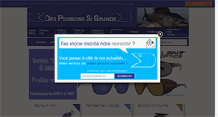 Desktop Screenshot of despoissonssigrands.com