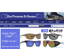 Tablet Screenshot of despoissonssigrands.com